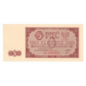 PRL, 5 złotych 1948 AC