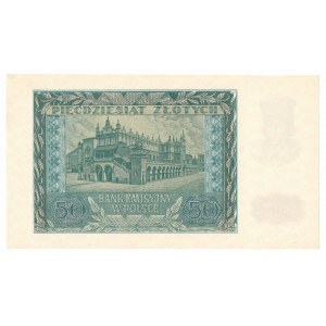 GG, 50 Zloty 1940 A