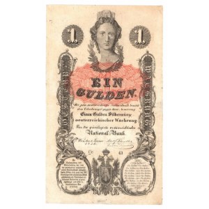 Rakúsko, 1 gulden 1858