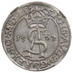 Sigismund II Augustus, 3 groschen 1563, Vilnius - LI/LI NGC MS61