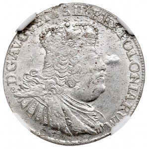 August III Saský, šiesteho júla 1756, Lipsko - NGC MS62