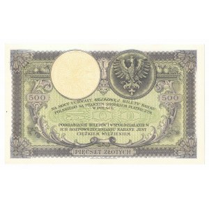 II RP, 500 zlatých 1919 S.A.