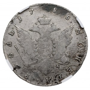 Rosja, Katarzyna II, Rubel 1788 - NGC VF Details