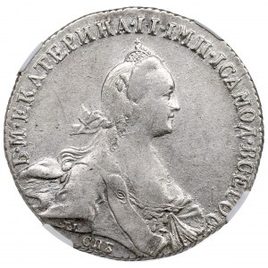 Rusko, Katarína II, rubeľ 1772 - NGC XF45