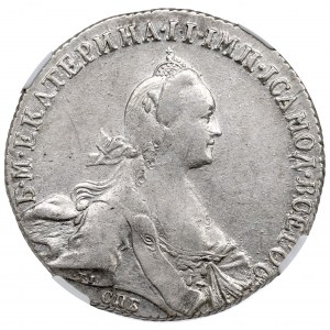 Russia, Catherine II, Rouble 1772 - NGC XF45