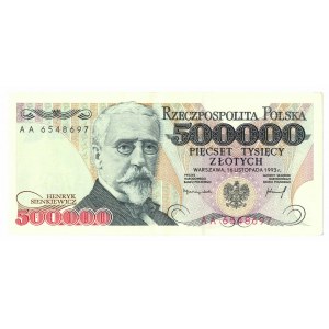 500.000 złotych 1993 AA