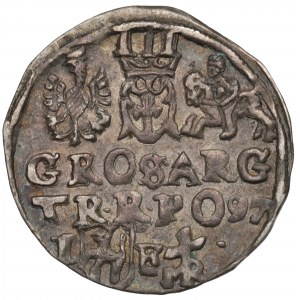 Žigmund III Vasa, Trojak 1597 Lublin - KRÁSNY
