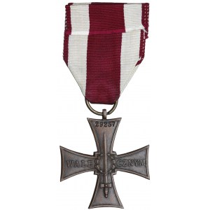 II RP, Kříž za statečnost 1920 Knedler - číslovaný