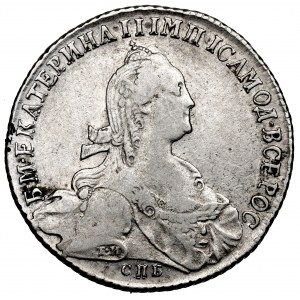 Rusko, Katarína II, rubeľ 1774 ФЛ