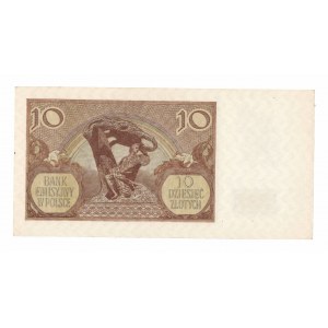 GG, 10 Zloty 1940 seltenere Serie M