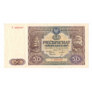 PRL, 50 zlotých 1946 K