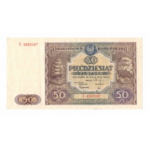 PRL, 50 złotych 1946 K