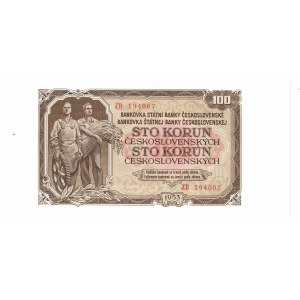 Czechosłowacja, 100 koron 1953 ZB