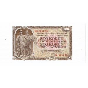 Czechoslovakia, 100 crowns 1953 ME