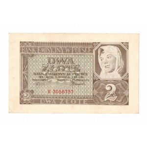 GG, 2 Zloty 1940 B