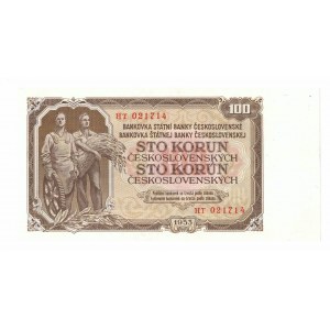 Czechosłowacja, 100 koron 1953 HT - specimen