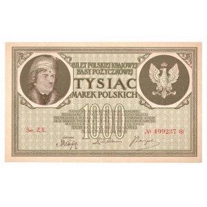 II RP, 1000 marek polskich 1919 ZX