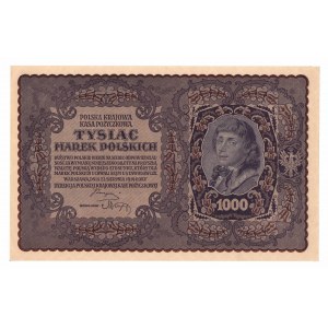 II RP, 1000 Polish marks 1919 I SERIES DF