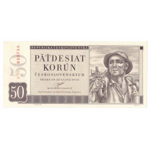 Czechosłowacja, 50 koron 1950 - specimen