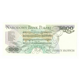 PRL, 5.000 złotych 1986 Seria BL