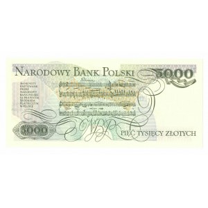 PRL, 5000 złotych 1982 B