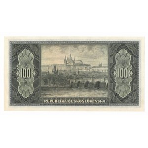 Czechosłowacja, 100 koron 1945 - specimen