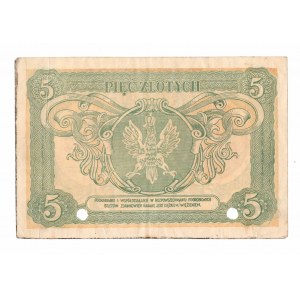 II RP, 5 zloty 1925 CN - Forgery of the period