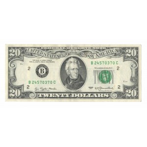 USA, 20 dollars 1977
