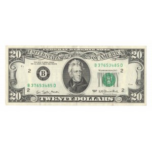 USA, 20 USD 1977
