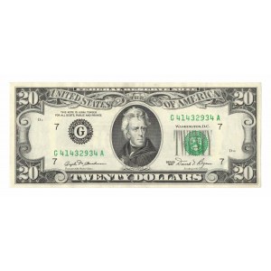 USA, 20 dolarów 1981