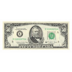 USA, 50 dollars 1988