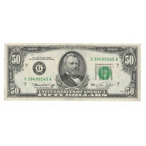 USA, 50 dollars 1974