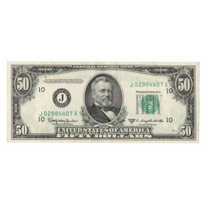 USA, $50 1950
