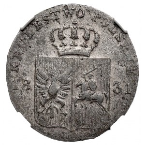 Powstanie Listopadowe, 10 groszy 1831 - NGC AU55