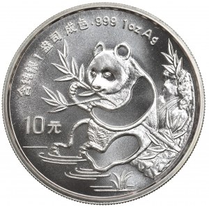 Chiny, 10 Yuanów 1991 Panda