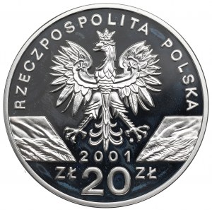 III RP, 20 złotych 2001 Paź królowej