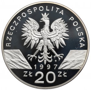 III RP, 20 polských zlotých 1997 - Red Deer