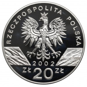 III RP, 20 PLN 2002 Želva bahenní