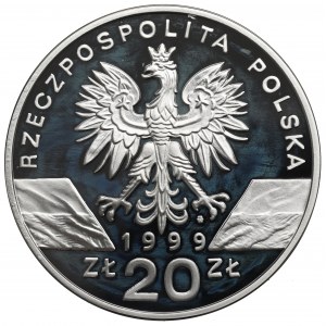 III RP, 20 złotych 1999, Wilk