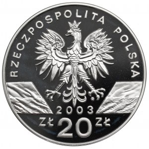 III RP, 20 PLN 2003 Europäischer Aal