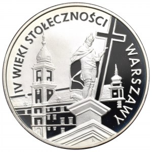 Dritte Polnische Republik, 20 polnische Zloty 1996 Vierte Jahrhunderte der Hauptstadt Warschau