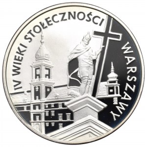 III RP, 20 złotych 1996 IV wieki stołeczności Warszawy