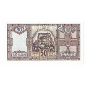 Słowacja, 50 koron 1940 - specimen