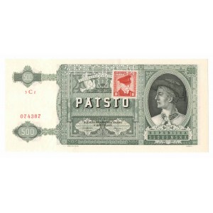 Słowacja, 500 koron 1941 - specimen