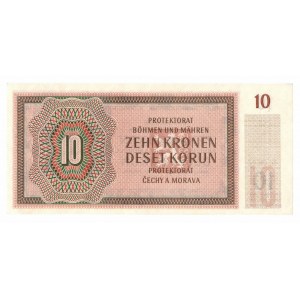 Czechy i Morawy, 10 koron 1942
