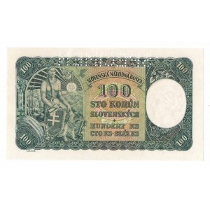 Československo, 100 korún 1940 - vzor