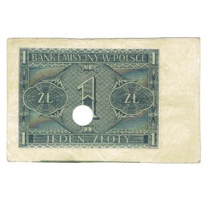 GG, 1 złoty 1941 bez serii i numeracji