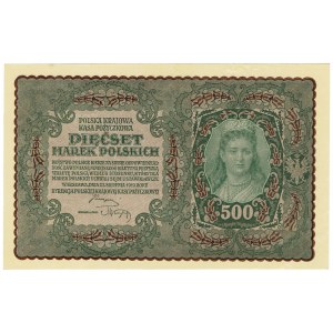 II RP, 500 poľských mariek 1919 1. séria CD