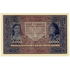 II RP, 5000 polských marek 1920 III SÉRIE H