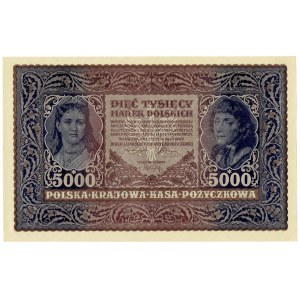 II RP, 5000 Polish marks 1920 III SERIES H